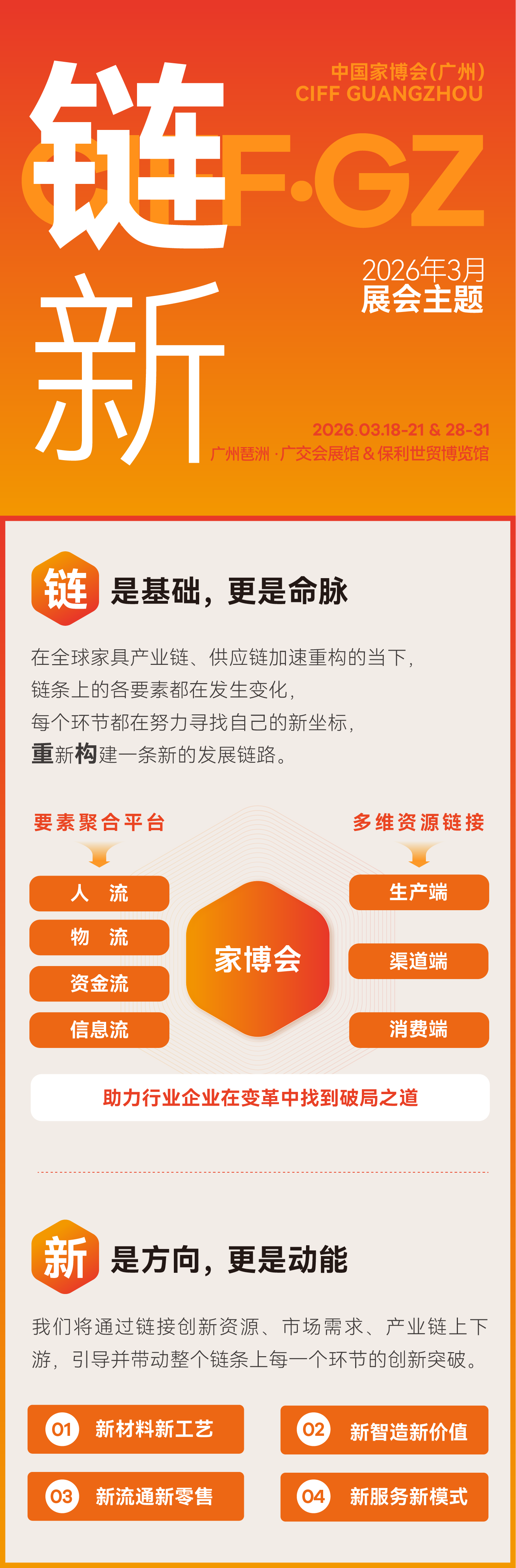 官方发布|CIFF2026中国家博会-广州全屋定制橱柜展览会【时间及展区分布】